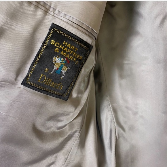 VTG Hart Schaffner & Marx 100% Camel Hair Blazer Men's 41R 2 Button Sport Coat - Picture 7 of 11